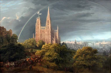 Medieval City on a River